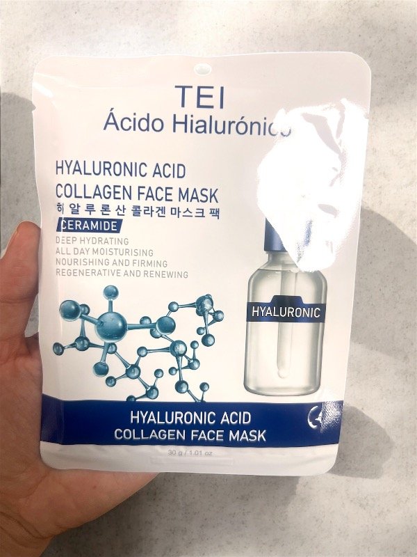 Producto - Mascarilla facial hialuronico y colageno