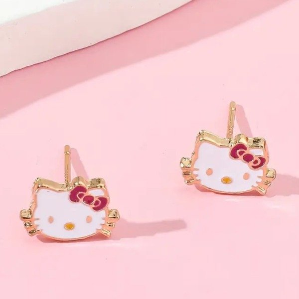 Producto - aros HELLO KITTY gold