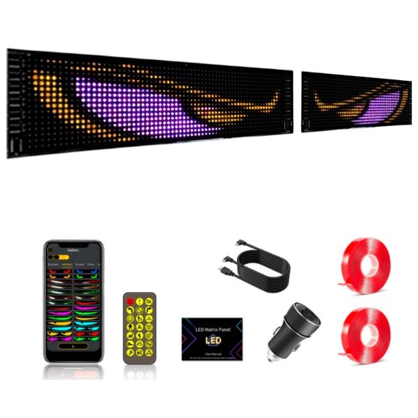 Producto - LP 9X37 DUAL //  CARTEL LED FLEXIBLE 90X374mm DOBLE