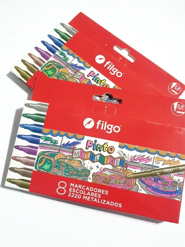 Producto - Marcadores Filgo Metalizados