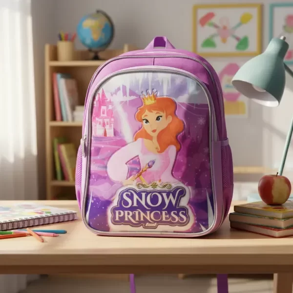 Producto - Mochila princesa color lila ideal primeros pasos escolar