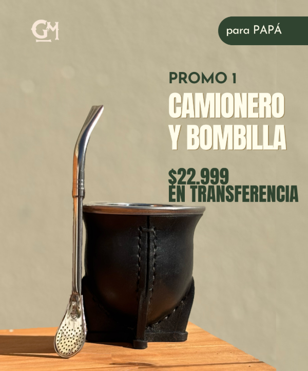 Producto - Mate Camionero + Bombilla