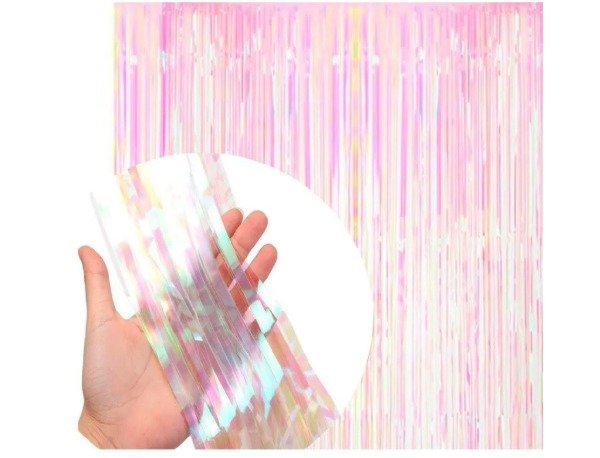 Producto - cortina iridiscente tornasolado