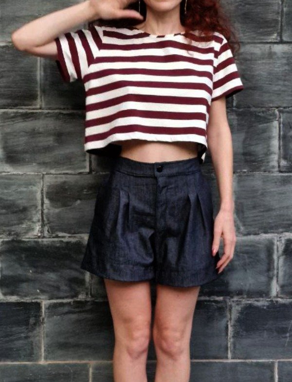 Producto - remera MUTABLE bordo corta