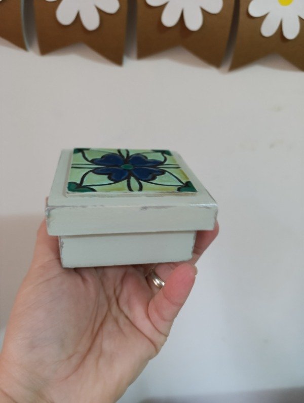 Producto - CAJA DECORADA CELESTE - 0
