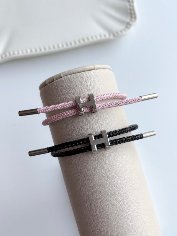 Producto - Pulsera Hermes cordón (plateado)