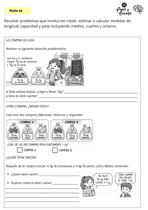 Producto - MEDIDAS 4to GRADO: Matemática 2 niveles de dificultad - 17