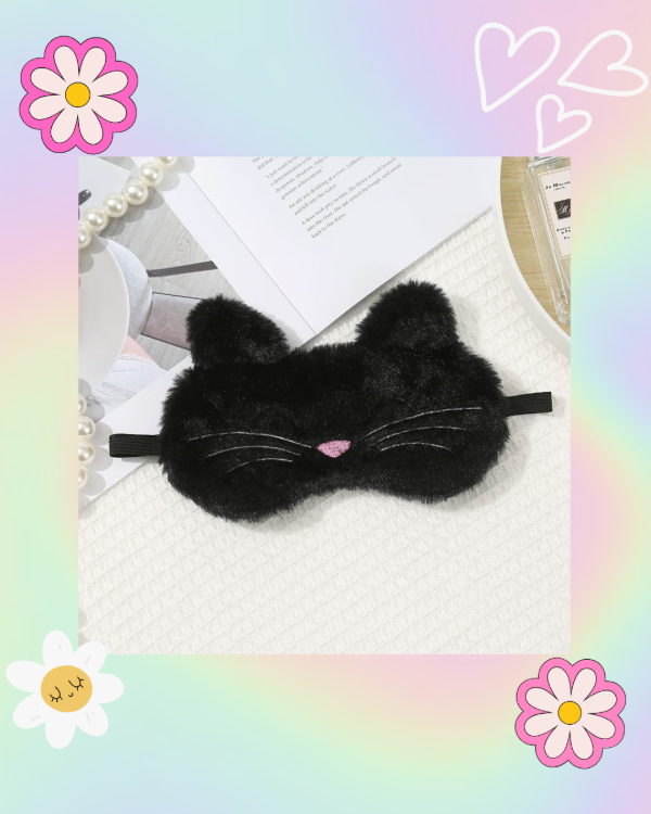 Producto - Antifaz para Dormir Gatito Negro