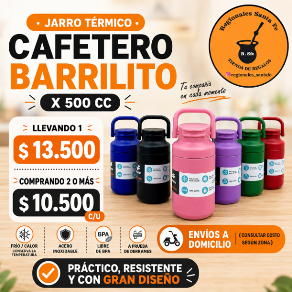 Producto - Jarro cafetero Barril x 500 cc