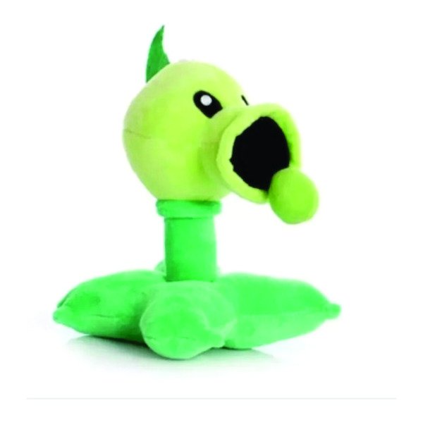 Producto - Peluche Planta Lanza Guisantes verde Plantas vs Zombies