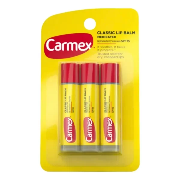 Producto - Carmex lip balm en barra (x3)