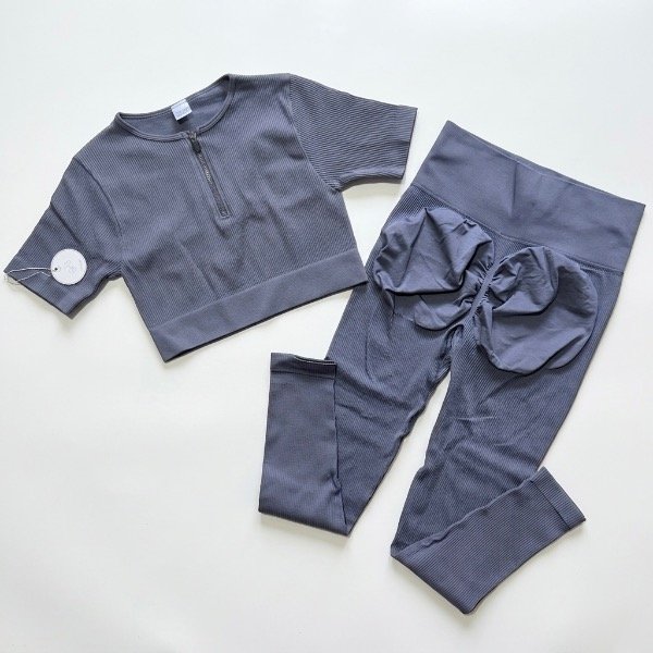 Producto - Conjunto Acanalado Premium Gris T.L/XL - 0