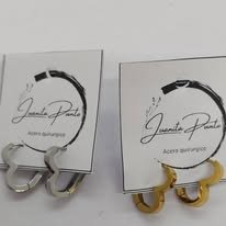 Producto - Aros munimalistas corazon dorado
