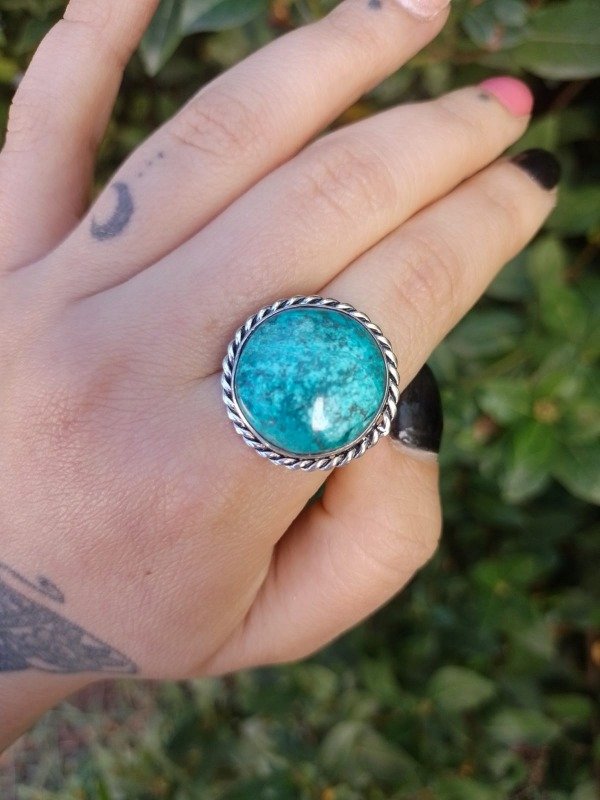 Producto - Anillo de Crisocola regulable