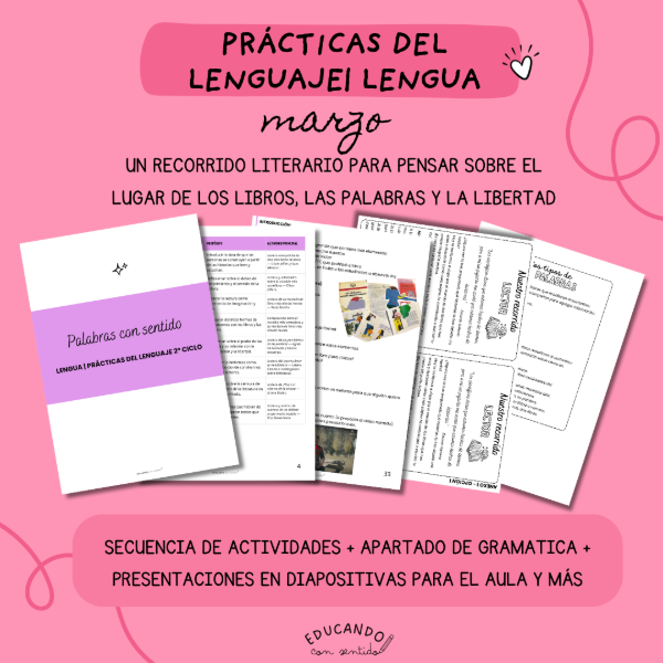 Producto - PALABRAS CON SENTIDO - 2DO CICLO - MARZO