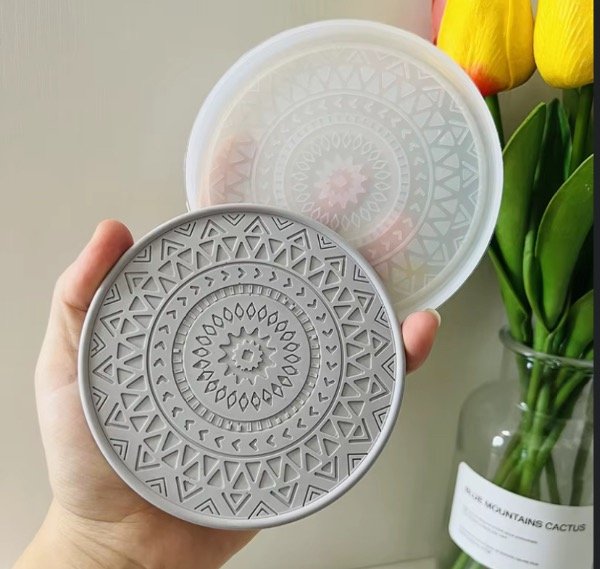 Producto - MOLDE SILICONA BANDEJA CIRCULAR LABRADA