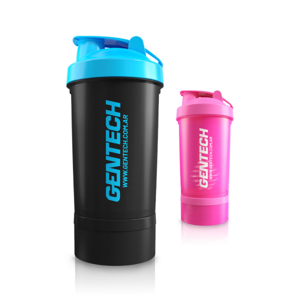 Producto - SHAKER 500 ML C/COMPARTIMENTO - GENTECH