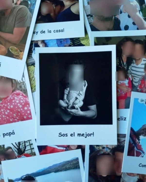 Producto - Pack 15 Fotos Polaroid con Frases "Día del Padre"