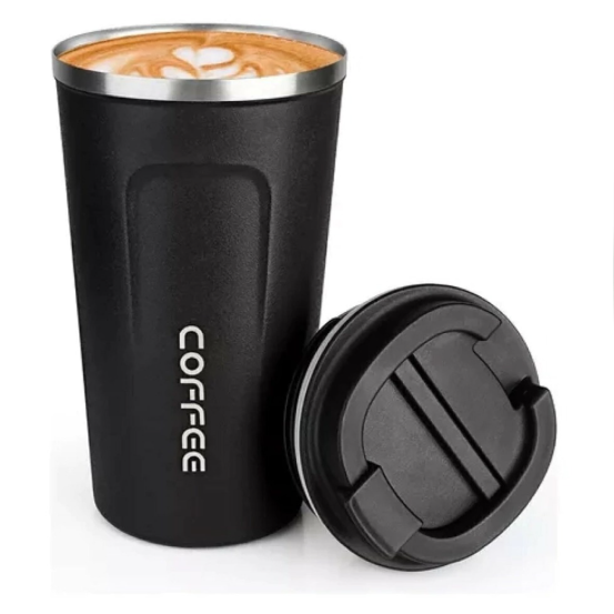 Producto - VASO DE CAFÉ TÉRMICO AC INOX NEGRO