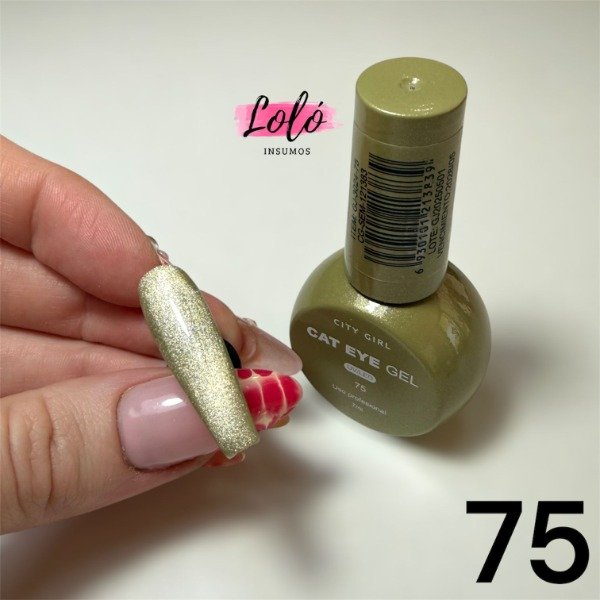 Producto - Esmalte semi 7ml City Girl Cat Eye - 75