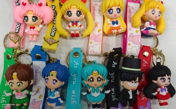 Producto - LLAVERO SAILOR MOON GOMA SURT