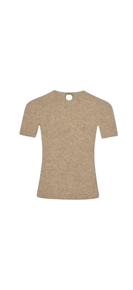 Producto - Dije O Llavero En Mdf Forma Camiseta Futbol De 5,5cm C/ Agujerito X10 unidades