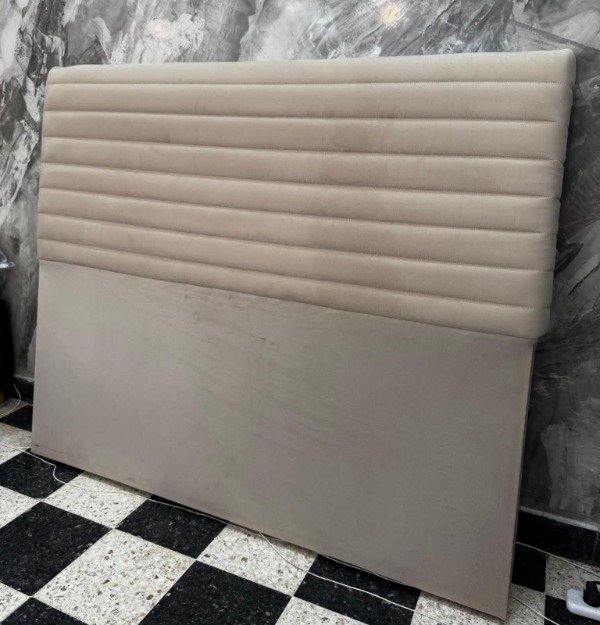Producto - RESPALDO CRUZ PARA SOMMIER 140CM TELA PANA