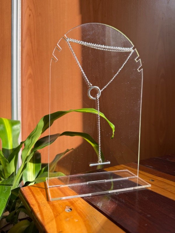 Producto - Corbatero acero blanco