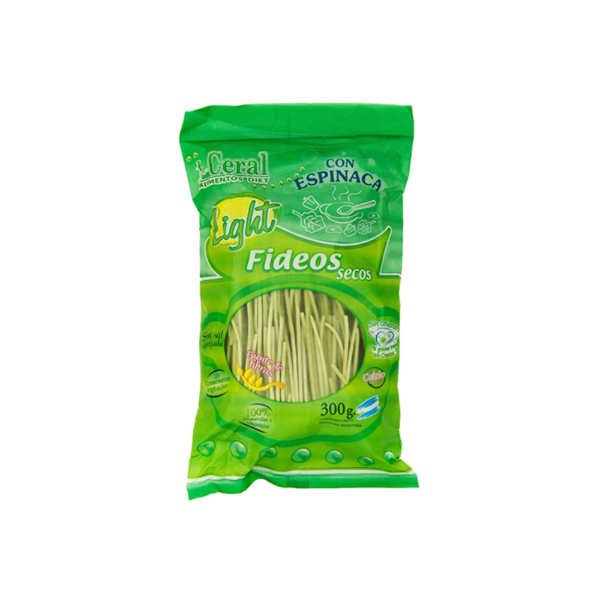 Producto - Fideos con espinaca light - Ceral