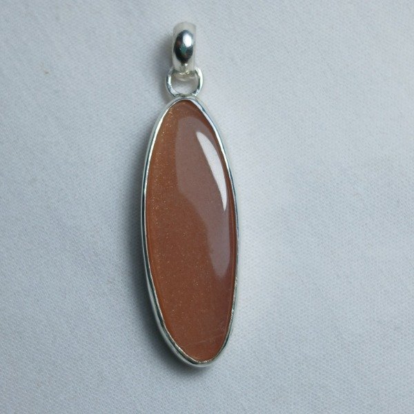 Producto - Dije Plata 925 con Piedra del Sol Alargada (sin cadena) - 3