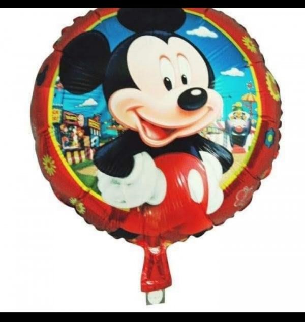 Producto - Redondo Mickey borde rojo 45 cms