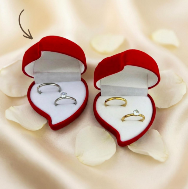 Producto - Anillos promesa plateados modelo 5