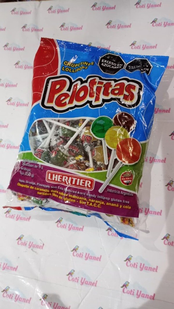 Producto - Chupetin Pelotitas Paquete x50 unidades