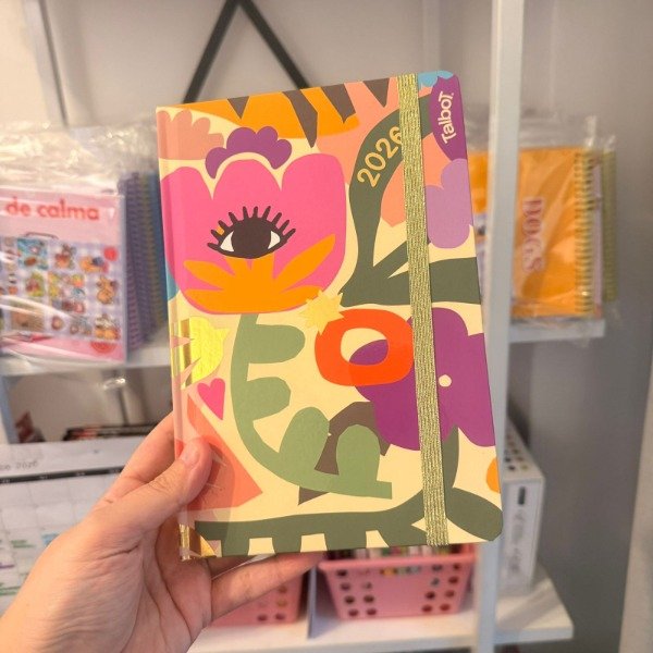 Producto - Cuaderno Talbot flor A5 hojas rayadas