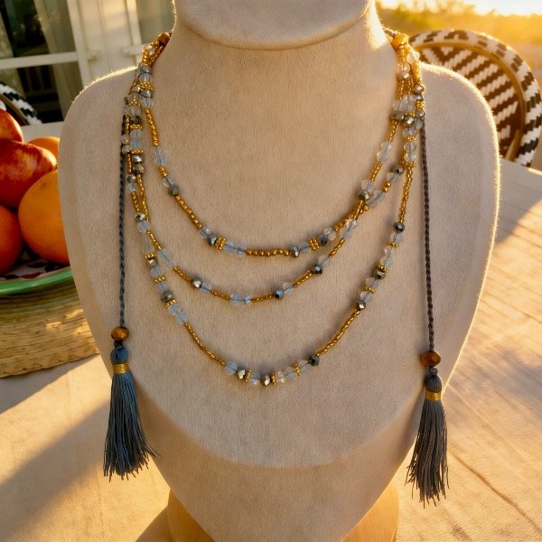 Producto - Choker Bali gris - 0