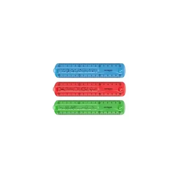 Producto - REGLA FLEXIBLE 15CM KEYROAD