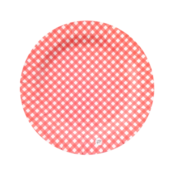 Producto - Plato cuadrille Rojo x 5
