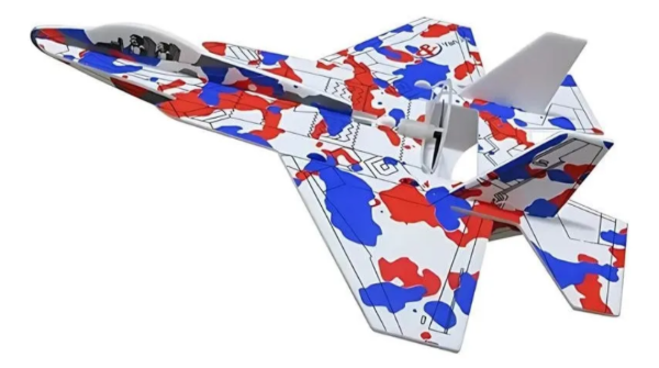 Producto - Avion Planeador Con Luz Y Motor Recargable Usb Para Armar