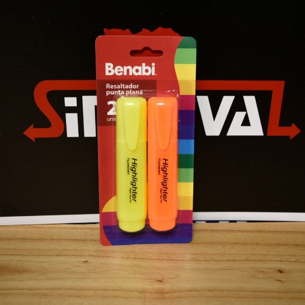 Producto - RESALTADORES X2 EN BLISTER 25811