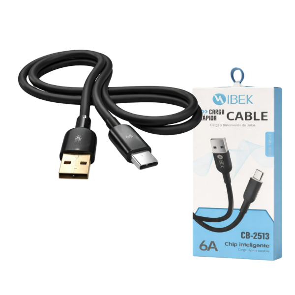Producto - CABLE CARGA RAPIDA IBEK USB  USB C CB-2513