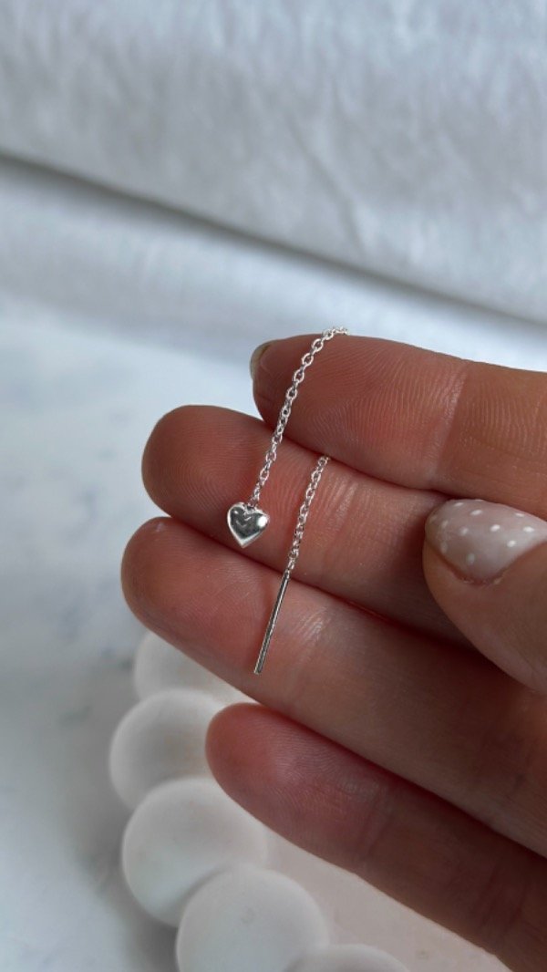 Producto - Aro aguja corazón inflado (unidad)