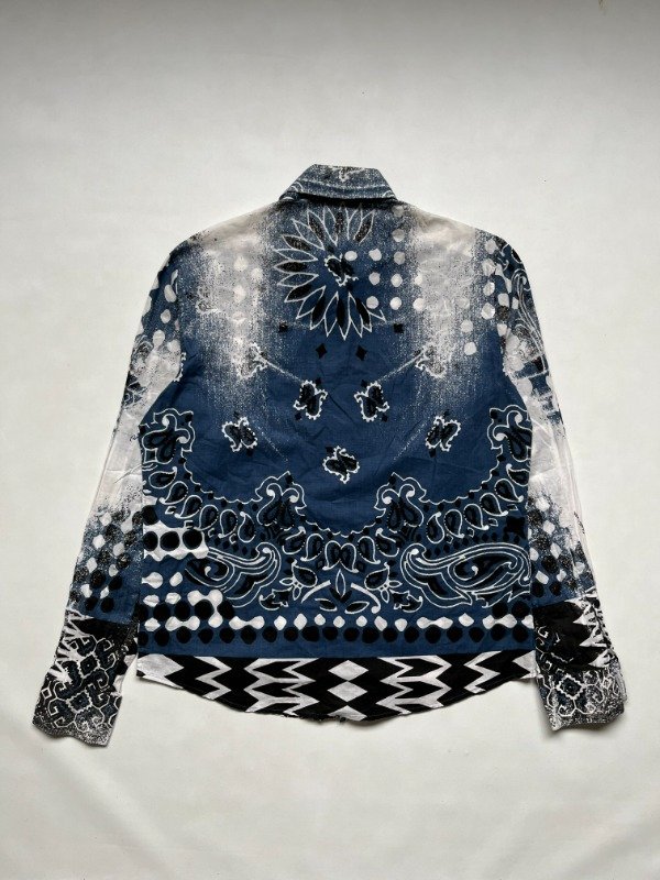 Producto - Roberto Cavalli Camisa All-Over Bandana Polka Dot Print - 3