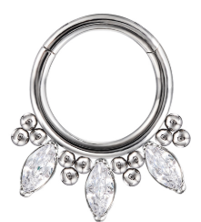 Producto - Clicker 3 marquise filigranas
