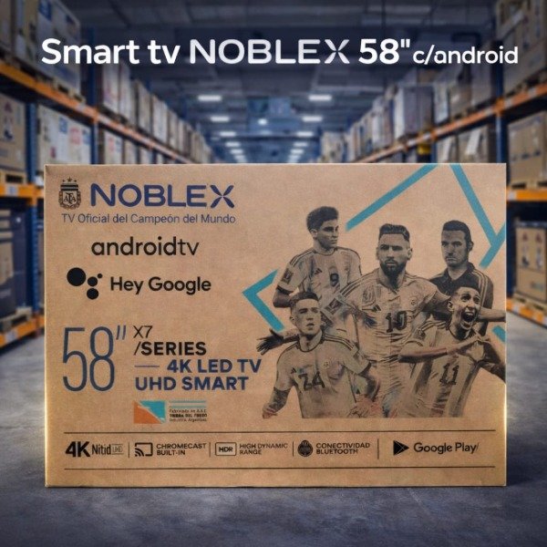Producto - SMART TV NOBLEX 58" CON ANDROID DB58X7550