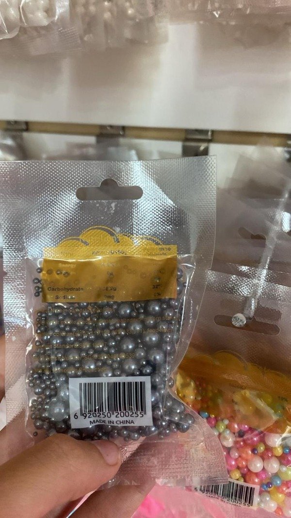 Producto - Perla comestible negra