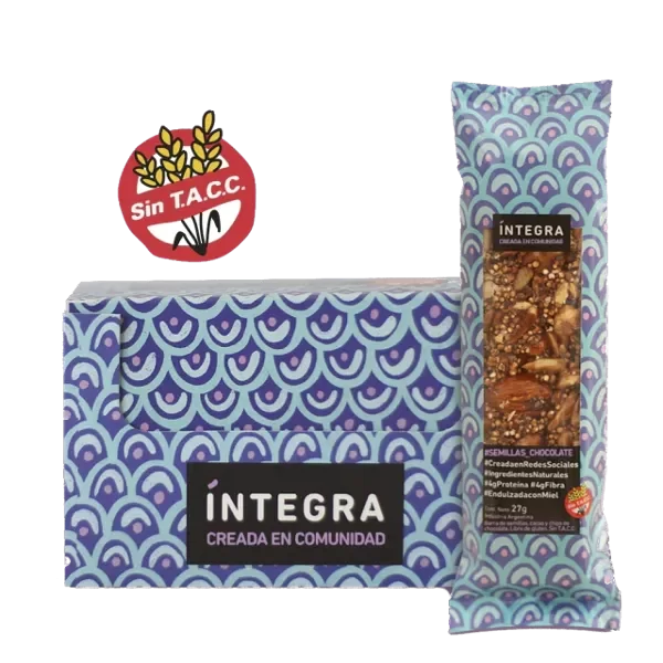 Producto - INTEGRA BARRA SIN TACC CHOCOLATE