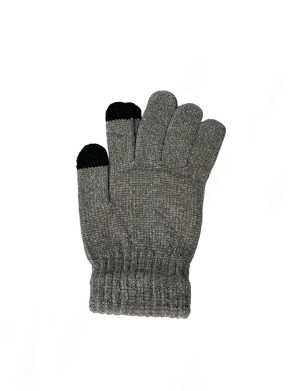 Producto - Guantes tactil gris perla