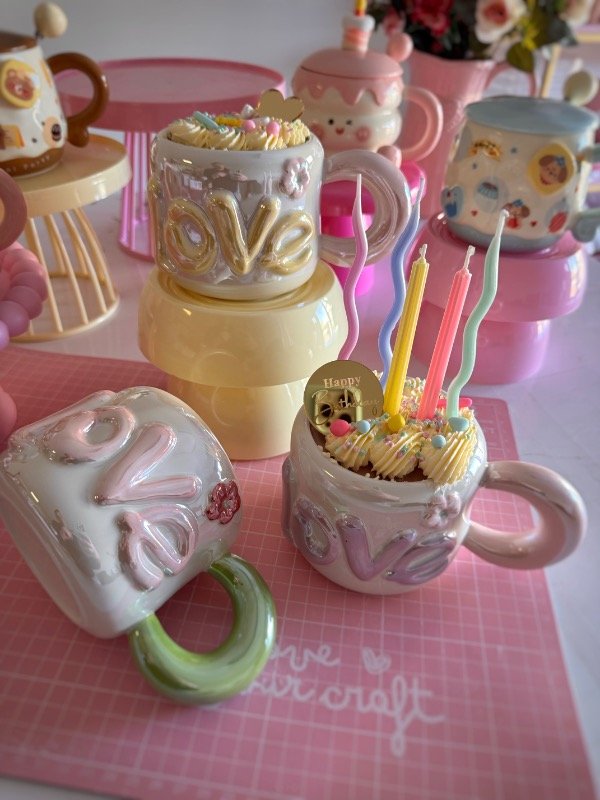 Producto - Taza Love iridiscente