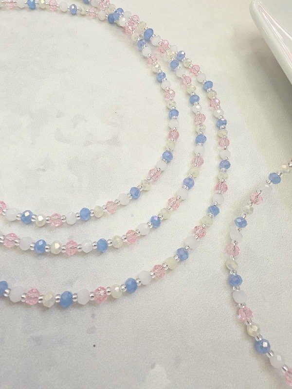 Producto - Collar Cristales Multicolor Pastel