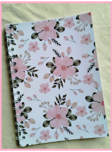 Producto - Cuaderno de tapa blanda anillado A5 - Modelo Rococo